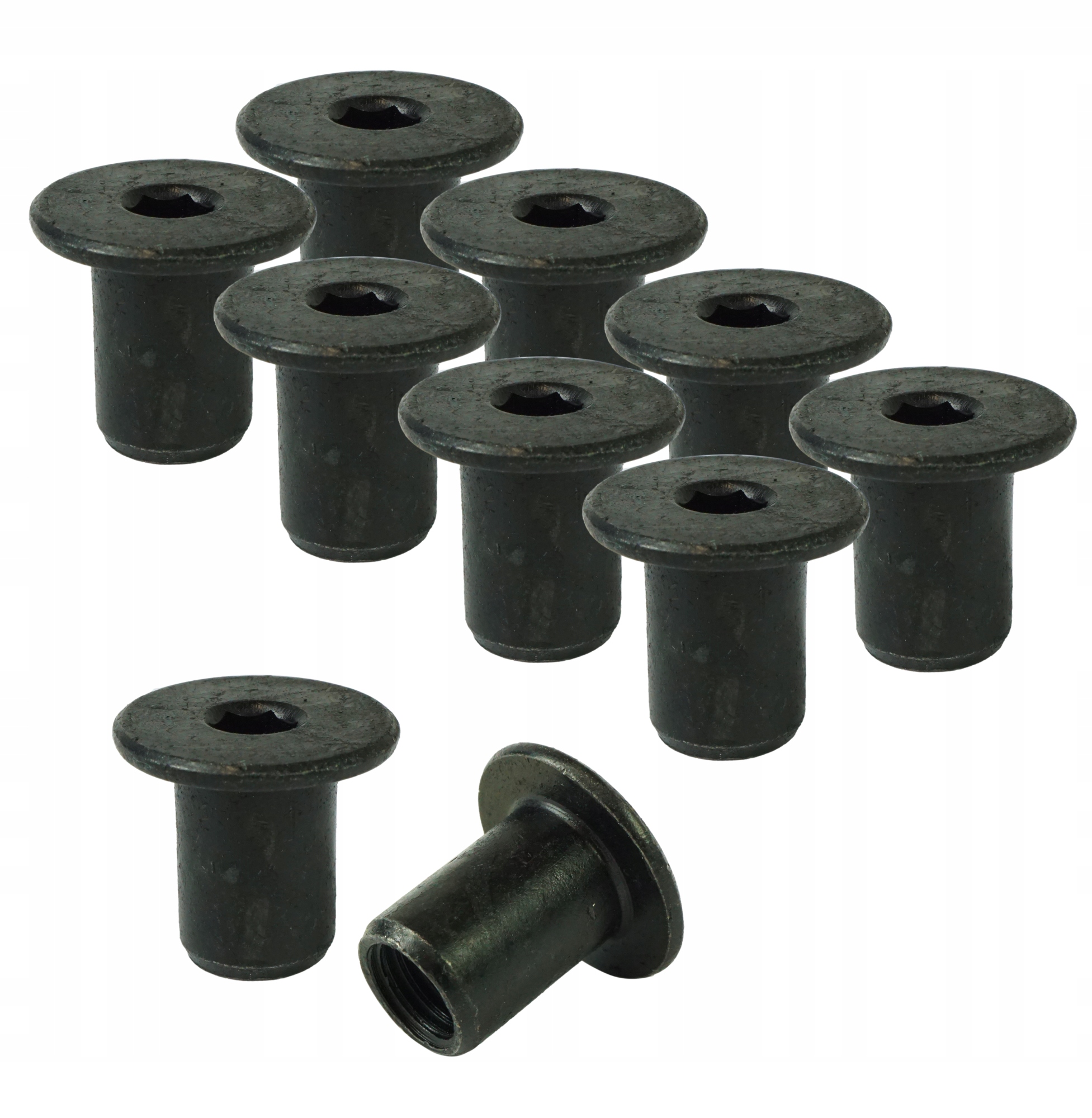 100 x matica Ericson čierna M10 x 18 mm imbusový kľúč